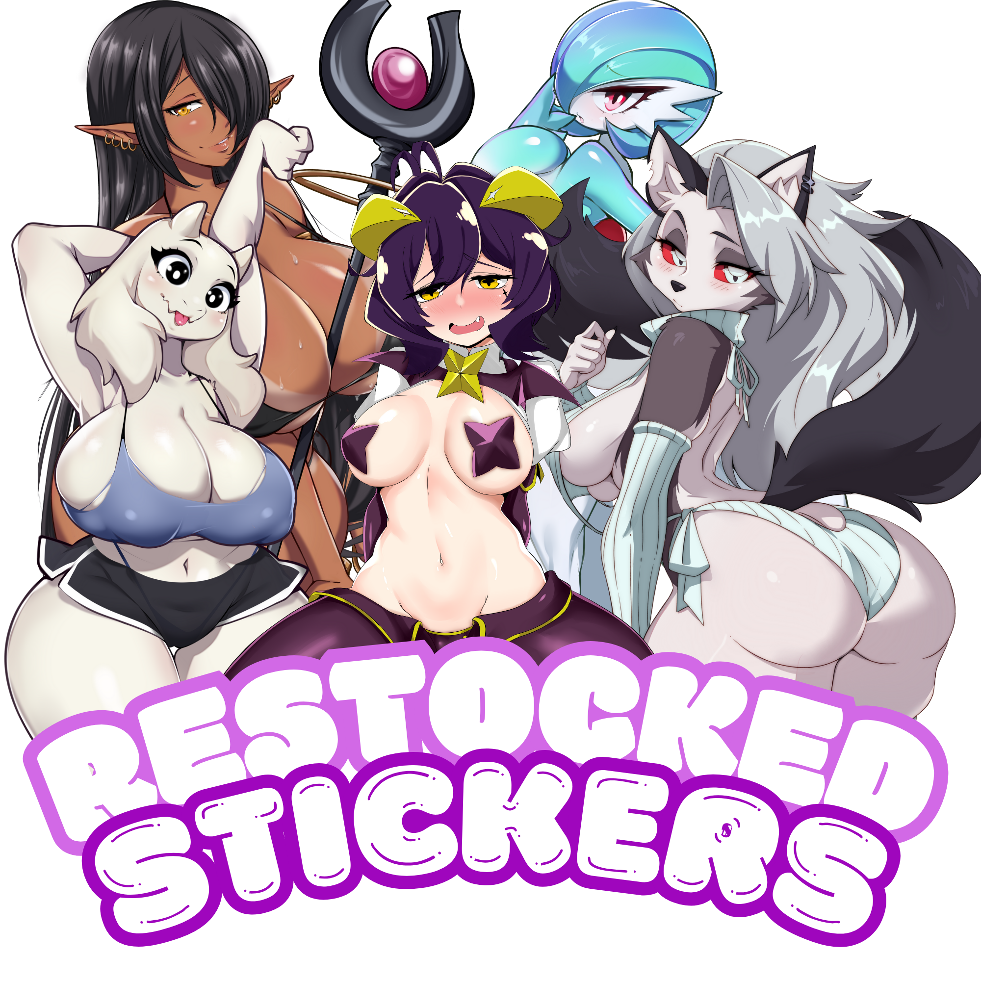 RESTOCKED STICKER