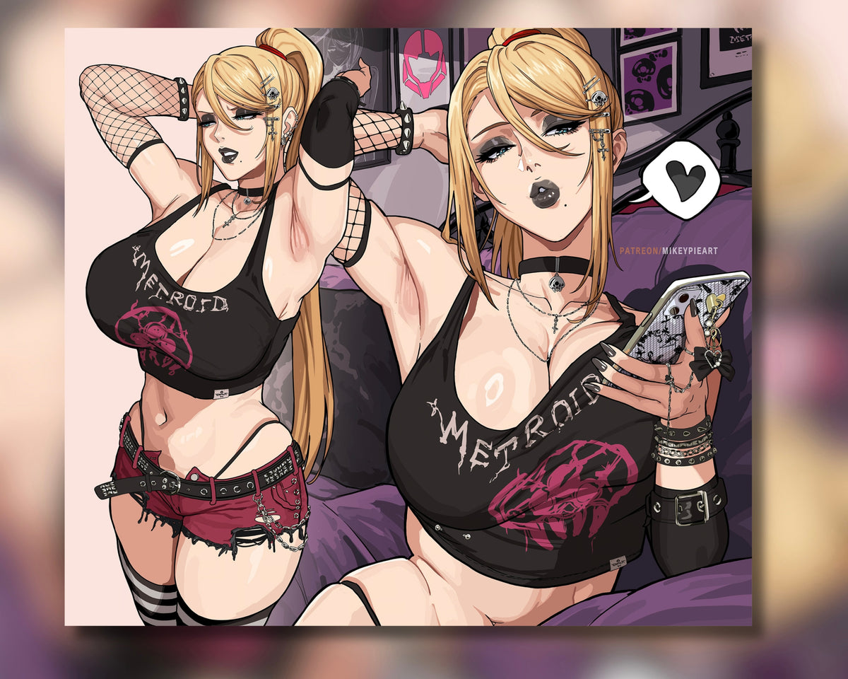 Goth Samus Poster (PREORDER)