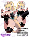 Bowsette 1 - Acrylic Standees (PREORDER)