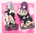 Goth Frieren & Fern - Acrylic Standees (PREORDER)