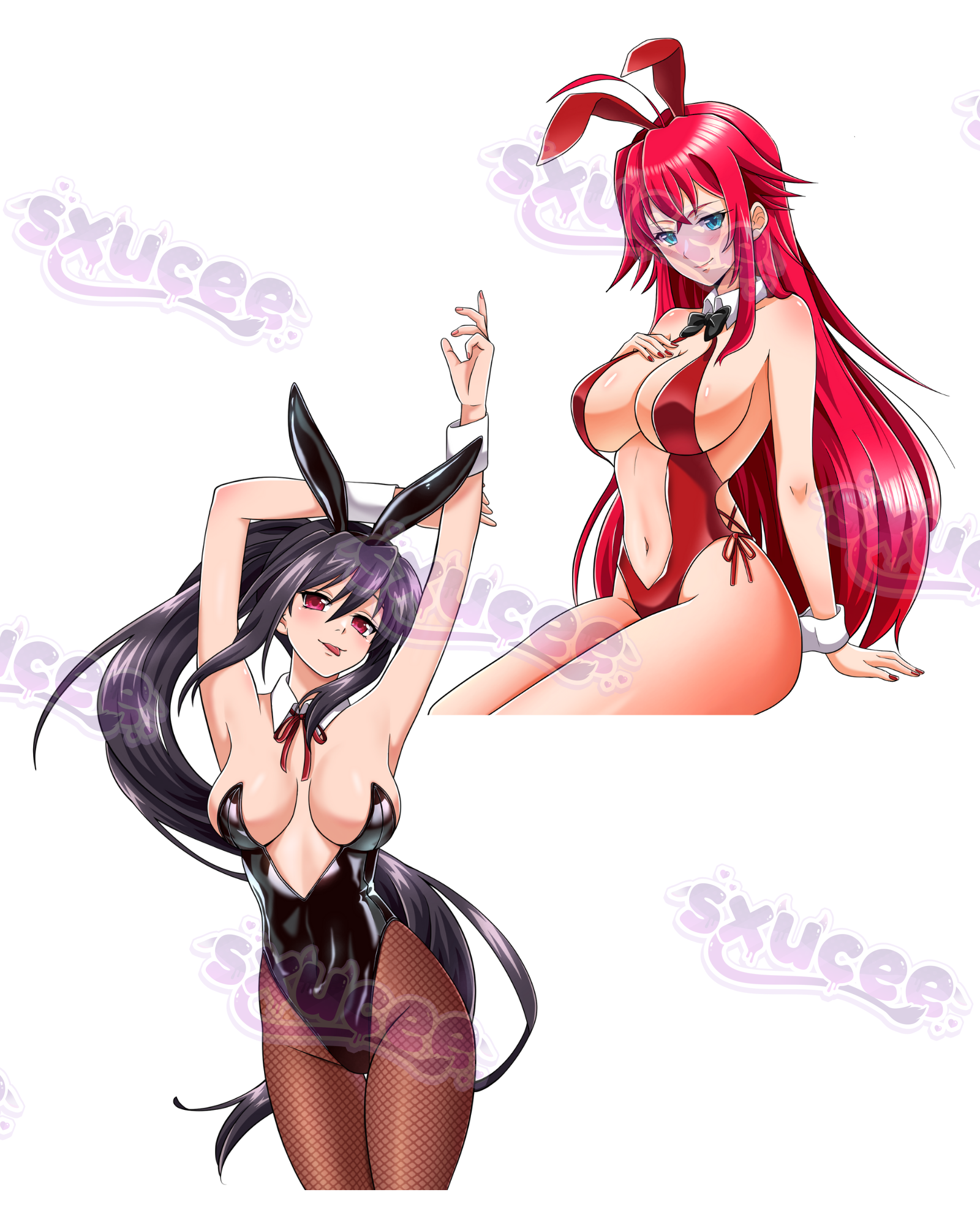 Bun Akeno & Rias