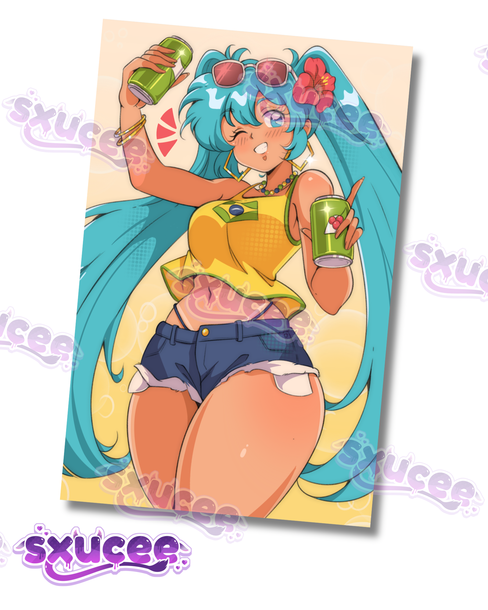 Brazilian Miku Poster