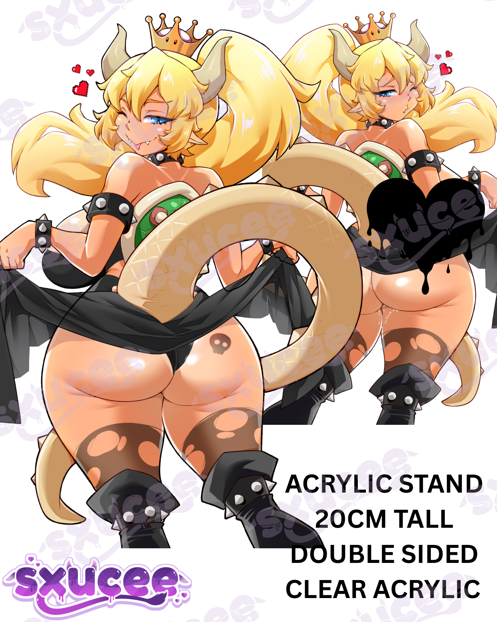 Bowsette 2 - Acrylic Standees (PREORDER)