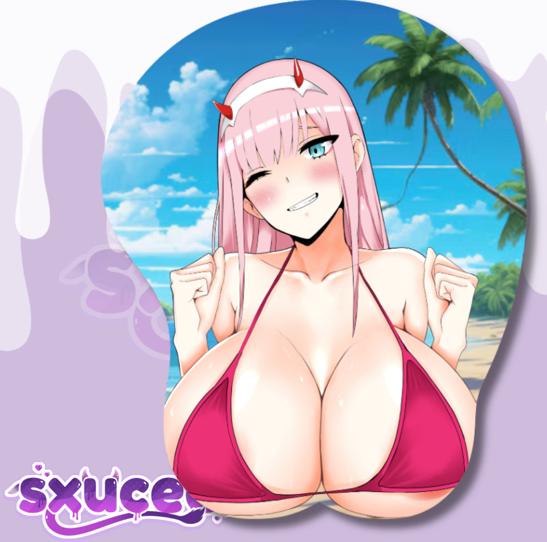 Zero Two 3D Mousepad (PREORDER)