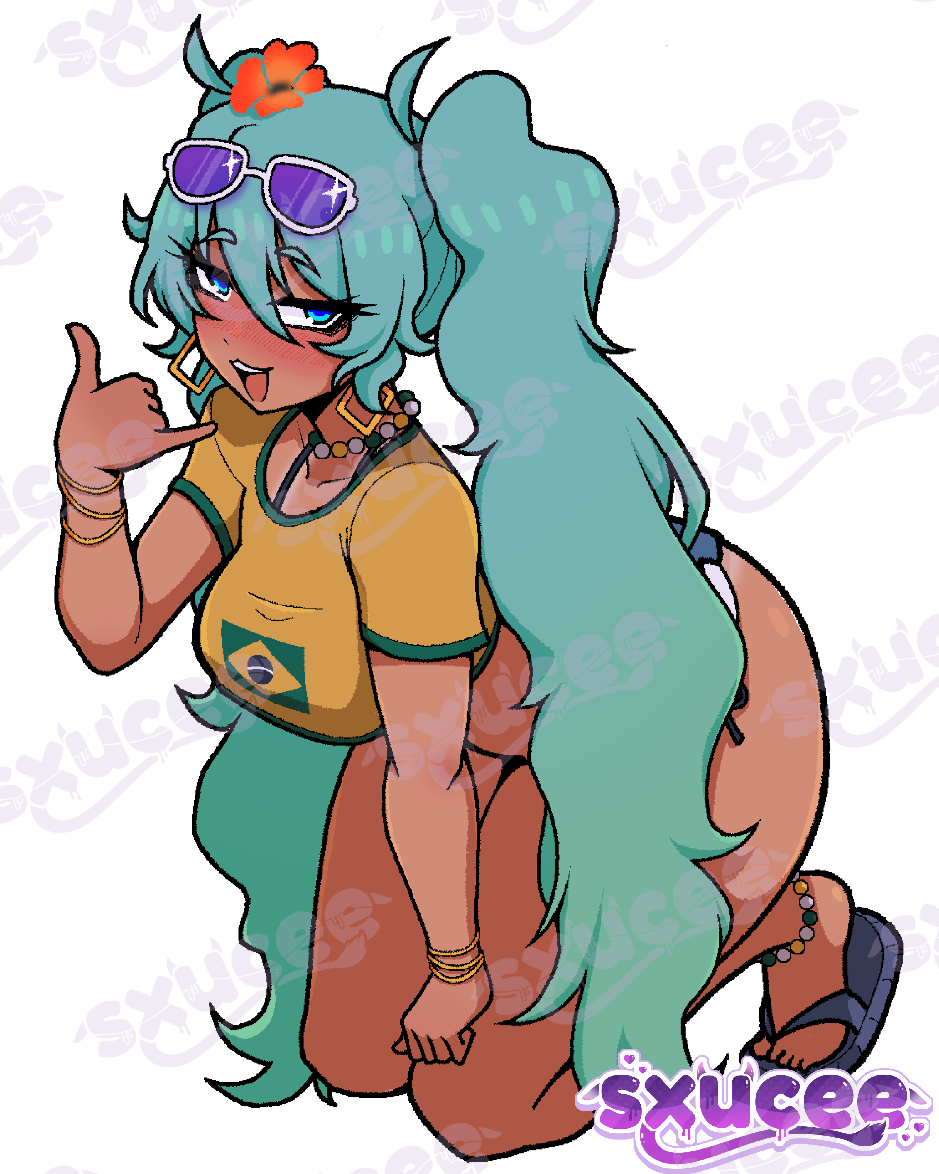 Brazilian Miku - Acrylic Standees (PREORDER)