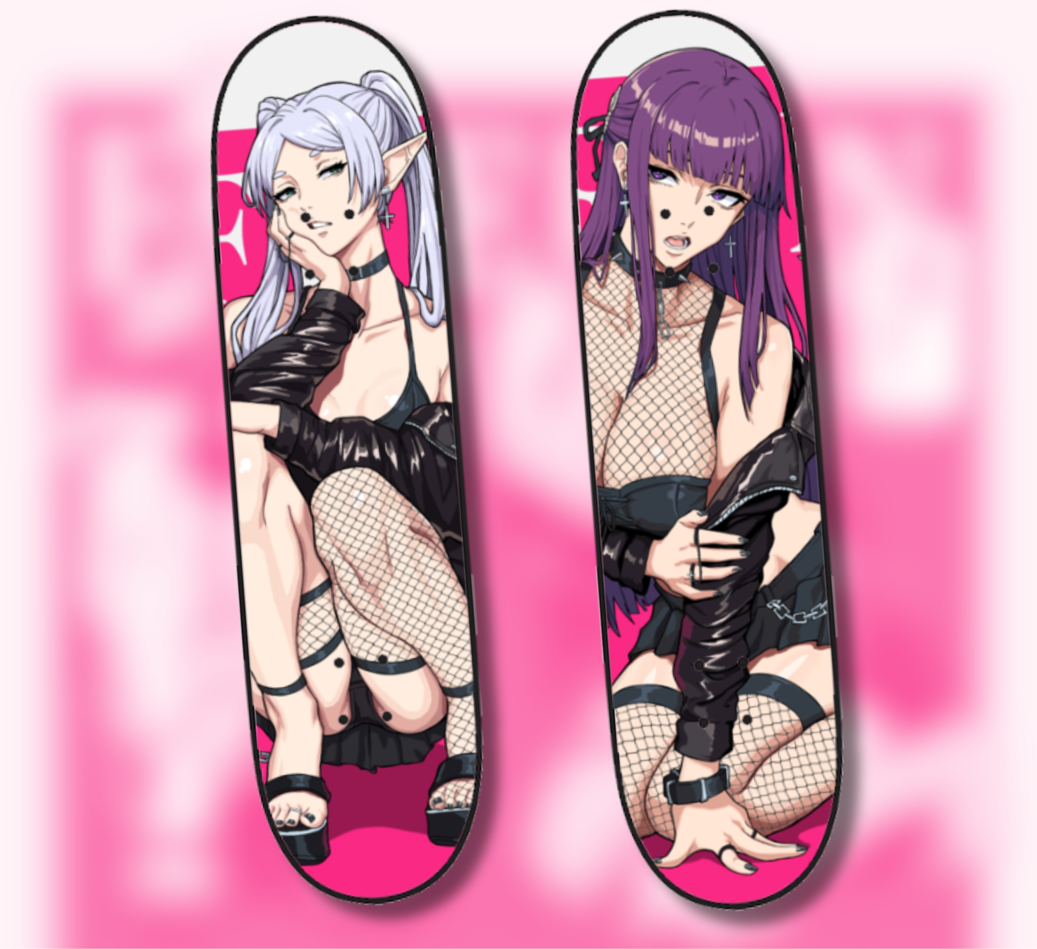 Goth Frieren & Fern Skate decks (PREORDER)
