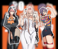 Chainsawman Spooky Girls Stickers (PREORDER)